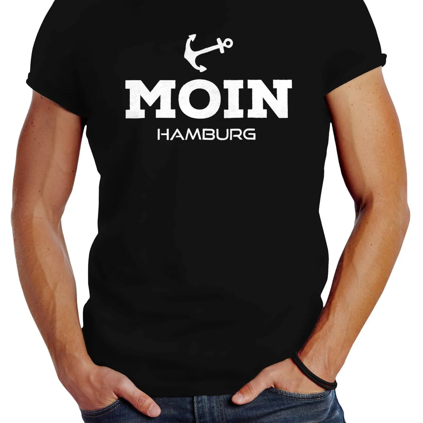 Vintage Fashion Hamburg - Neverless Men's T Shirt Moin Hamburg