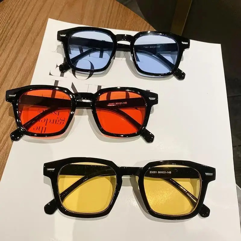 Vintage Fashion Glasses - Men Rectangle Vintage Sunglasses Fashion Design
