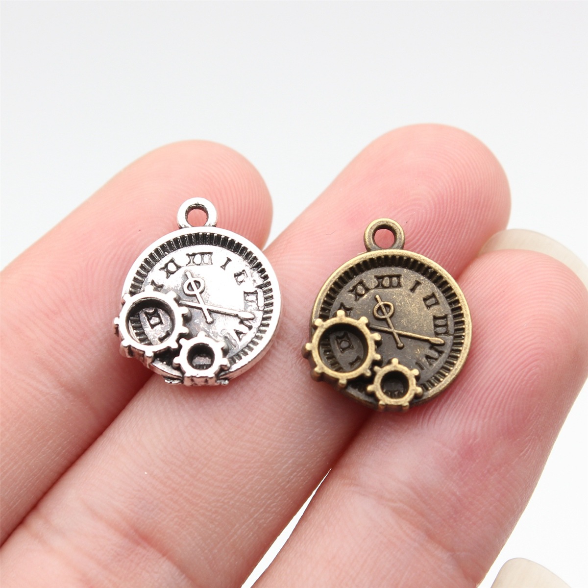 Vintage Fashion Theme - WYSIWYG 10pcs 16x14mm 2 Colors Antique