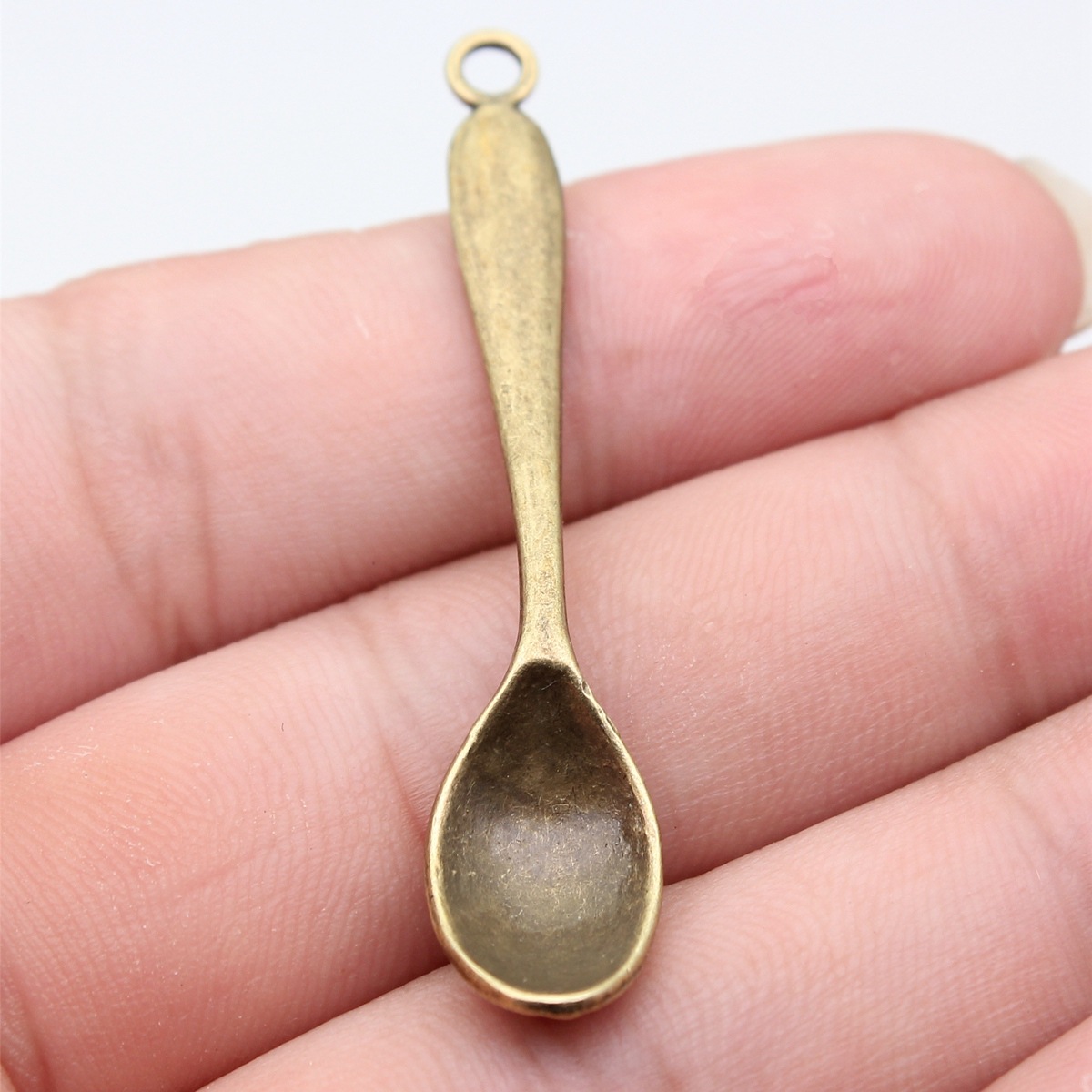 Vintage Fashion Theme - 10pcs 54x11mm 5 Colors Spoon Charms