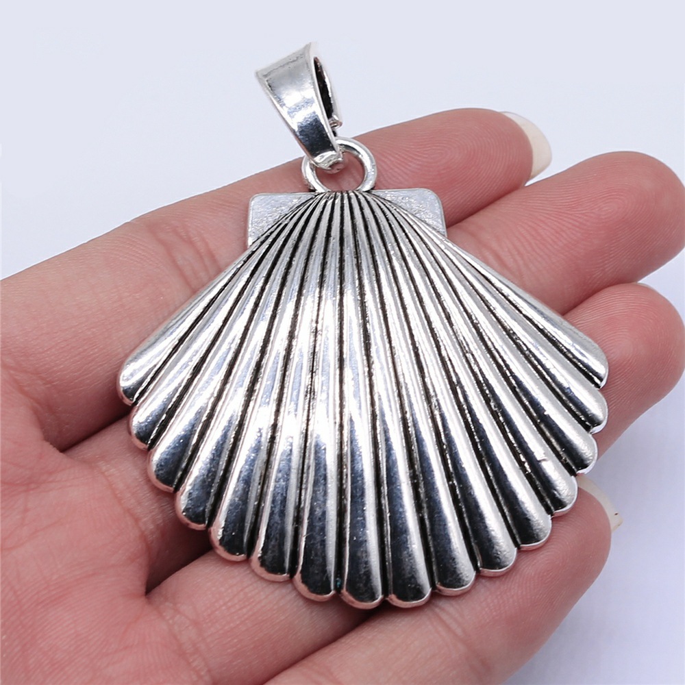 Vintage Fashion Theme - 1pcs 55x55mm Antique Silver Color Oversized
