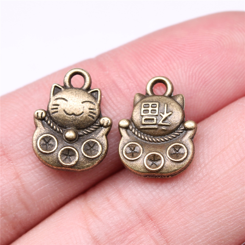 Vintage Fashion Theme - 10pcs 15x11mm 3 Colors Antique Silver