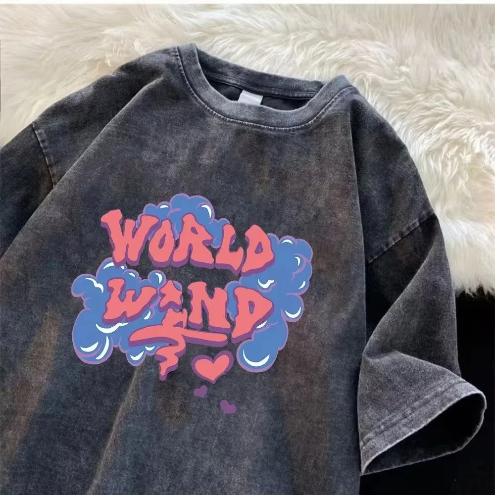 2025 Water-wash vintage t-shir - Vintage Fashion Trends 2025 评论和价格