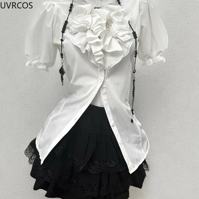 Y2k Aesthetic Lolita Style Swe - Vintage Flannel Shirt 评论和价格