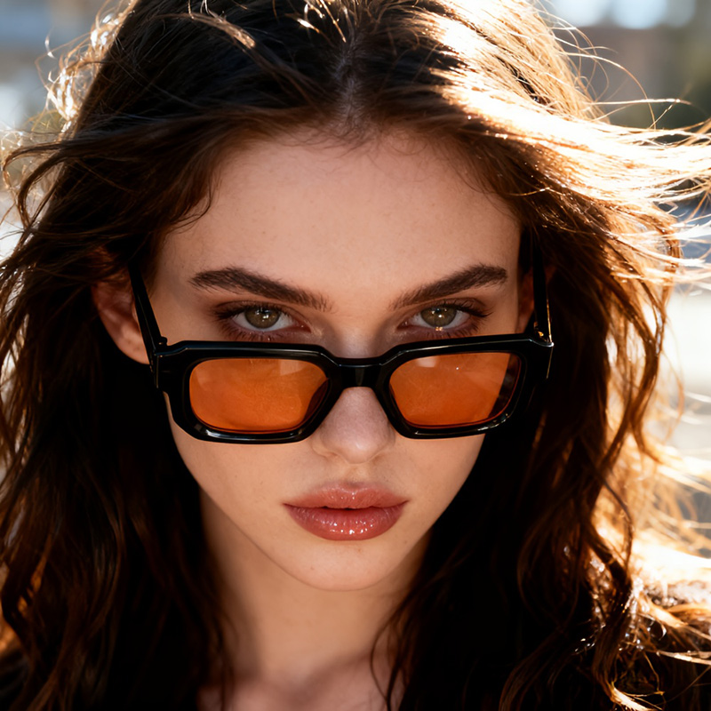 2/3PCS Vintage Rectangle Frame - Vintage Fashion Glasses 评论和价格