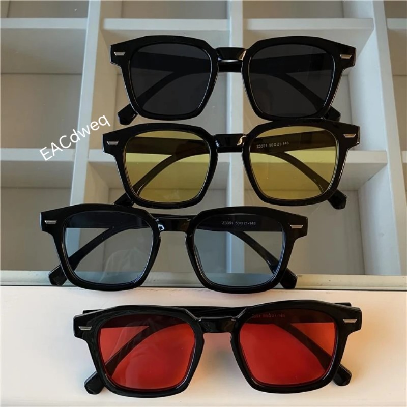 Men Rectangle Vintage Sunglass - Vintage Fashion Glasses 评论和价格