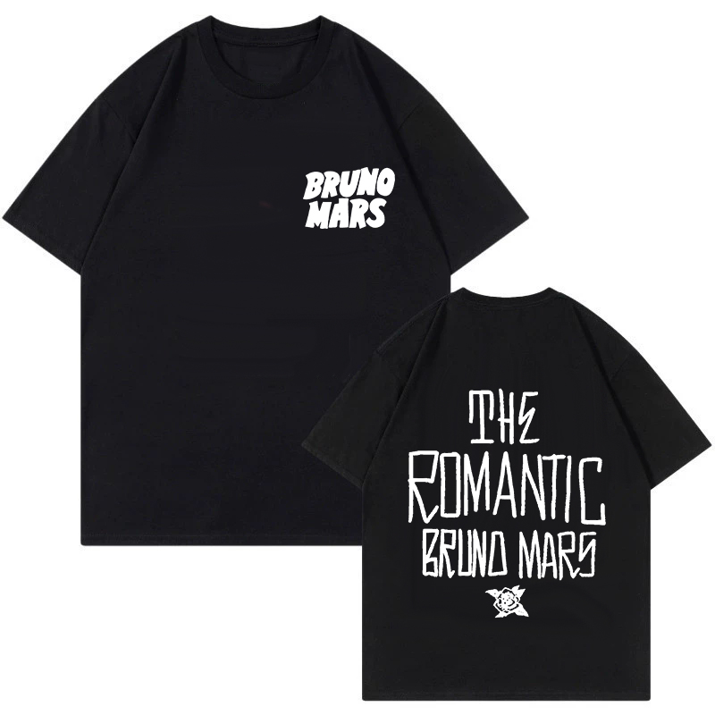 Bruno Mars Print Vintage T-shi - Vintage Fashion Eu 评论和价格