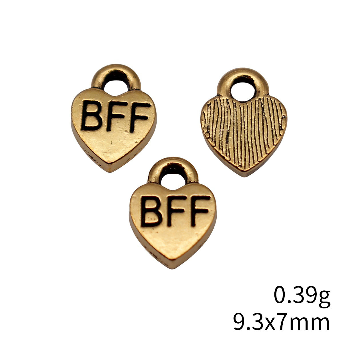 40pcs 9.3x7mm Antique Gold Col - Vintage Fashion Theme 评论和价格