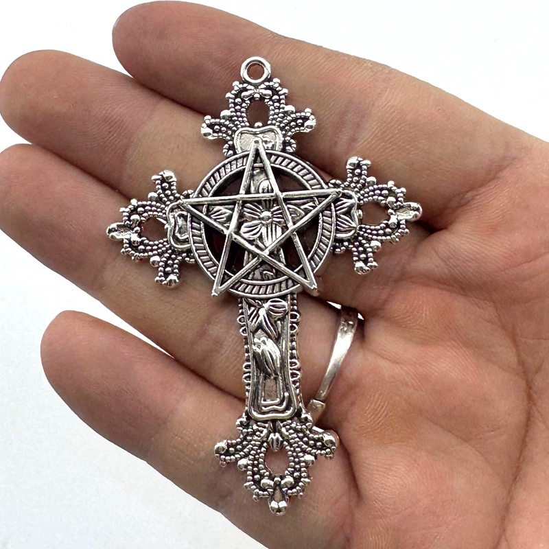 2pcs 30x15mm Gothic Big Cross  - Vintage Fashion Theme 评论和价格