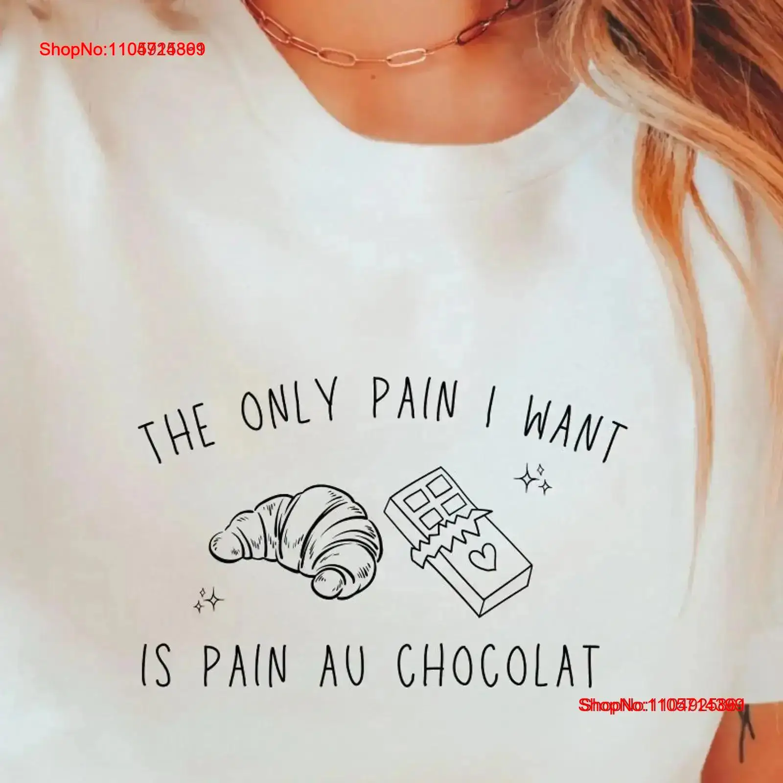 Croissant T shirt the only pai - Vintage Fashion Pinterest 评论和价格