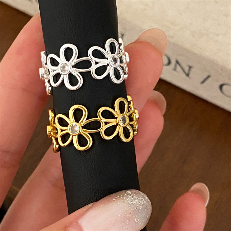 Trend Zircon Crystal Hollow Fl - Vintage Fashion Trends 2025 评论和价格