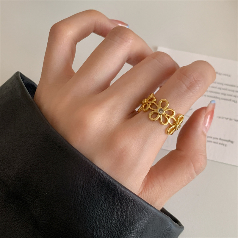 Trend Zircon Crystal Hollow Fl - Vintage Fashion Trends 2025 评论和价格