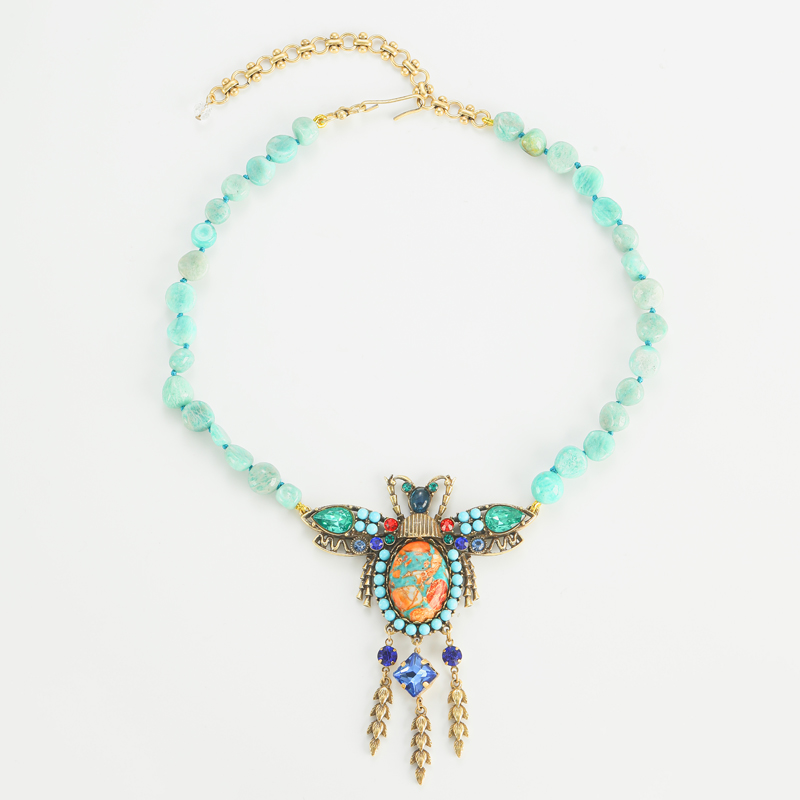 Natural Stone Chain Pendants A - Vintage Fashion Trends 2025 评论和价格