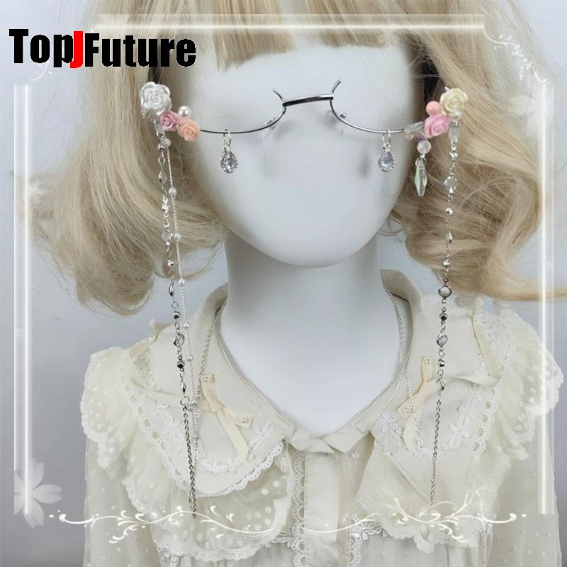 Women Harajuku Subculture Loli - Vintage Fashion Glasses 评论和价格