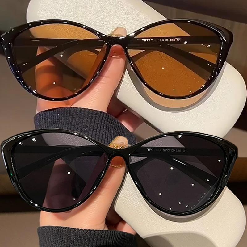 1Pc Retro Frame Cat Eye Sungla - Vintage Fashion Glasses 评论和价格